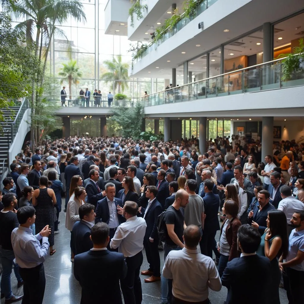 Evento de networking financiero en Medellín